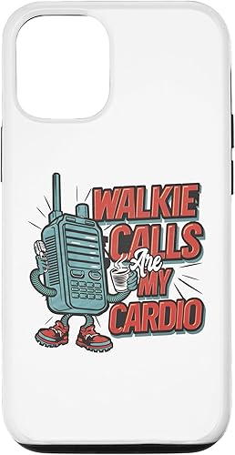 Funda para profesor de educación especial retro para iPhone 1212 Pro Walkie Calls Are My Cardio Retro