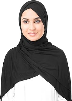 Silk Route InEssence New Viscose Lycra Jersey Scarf Ladies Wrap Large Hijab