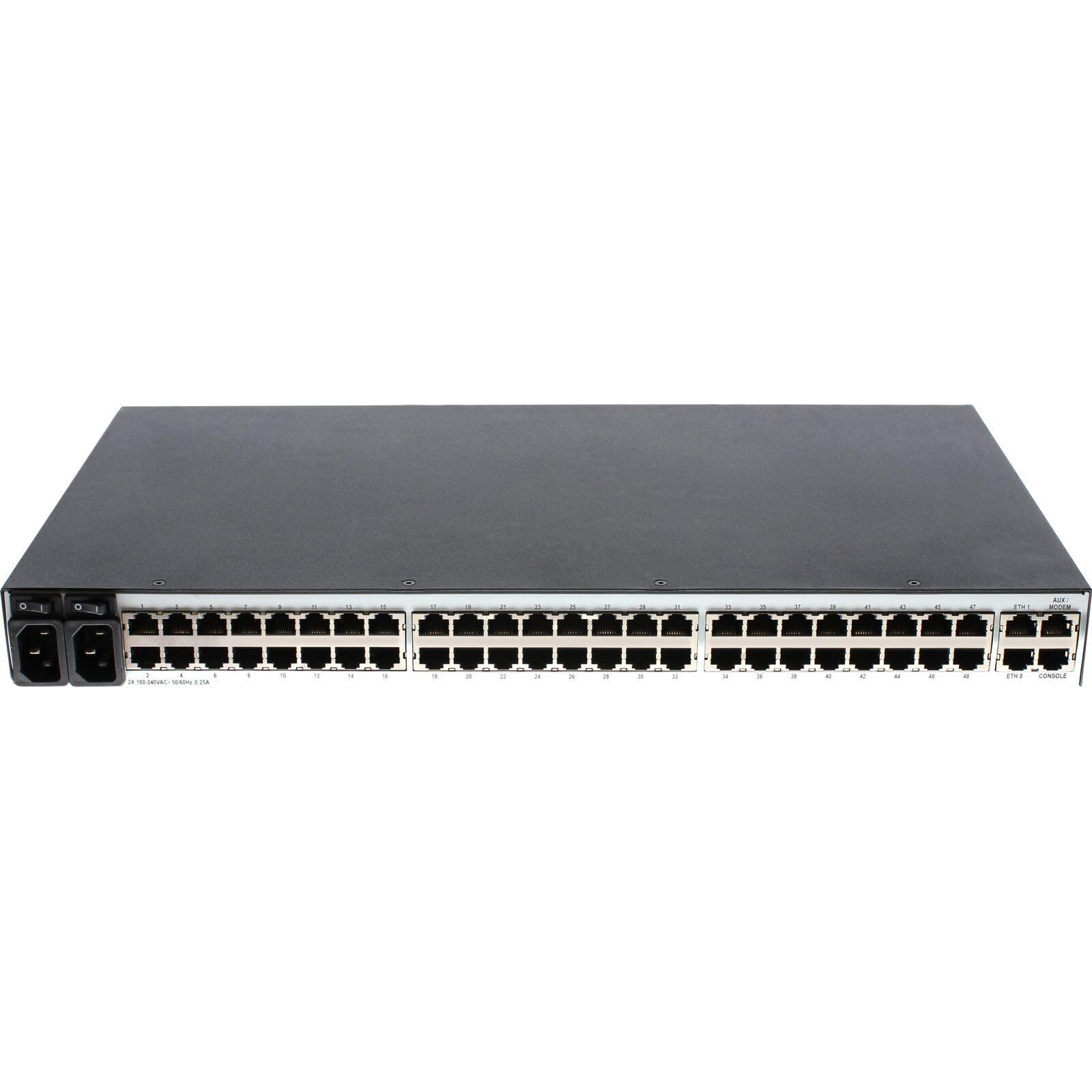 Avocent-Cyclades ACS6048MDAC-G2 - ACS6000 Series 48-Port Unit Dual AC with Built-in Modem (Renewed)