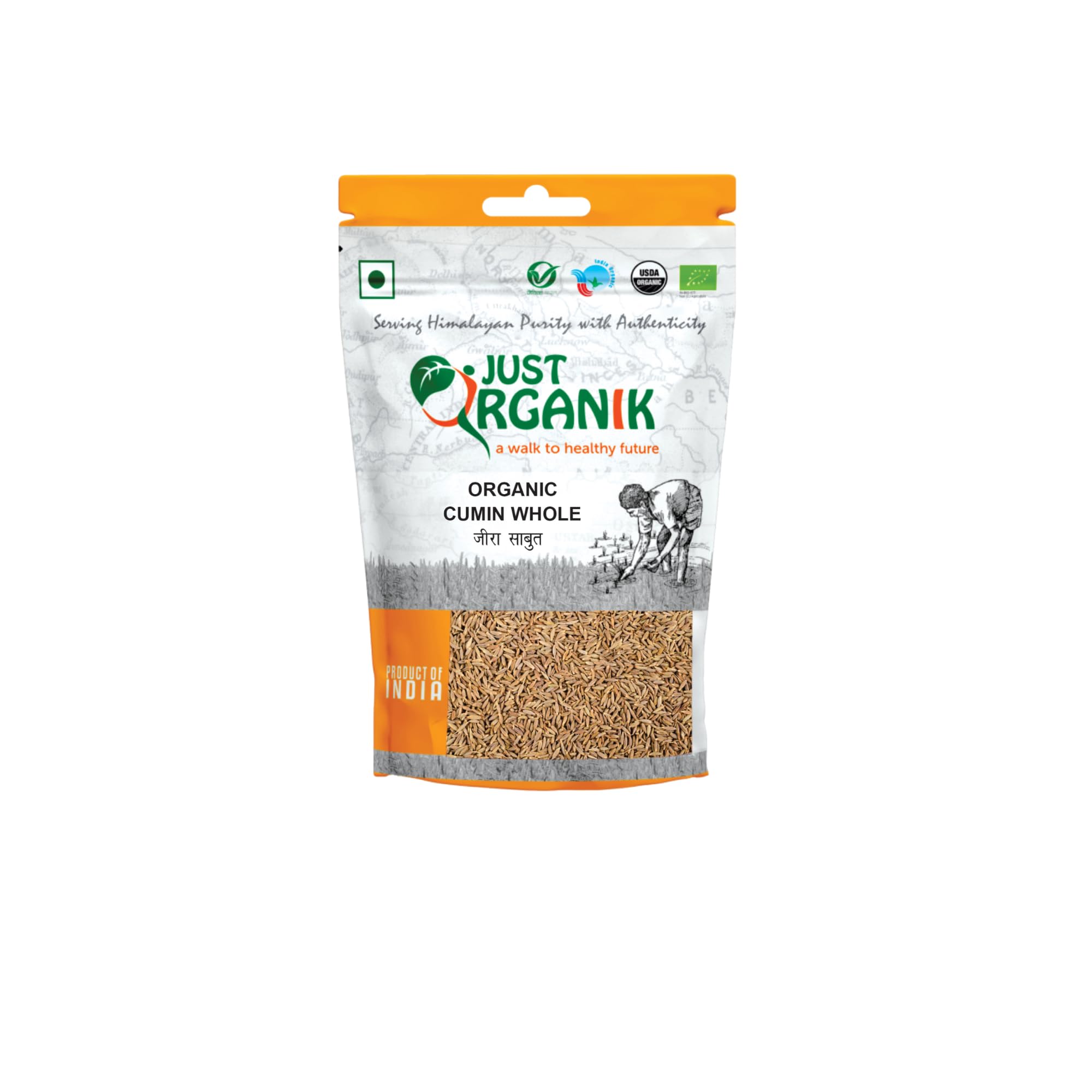Just Organik - Organic Cumin (Jeera) Whole 100gm, 100% Organic | Cumin Seeds | sabut jeera | Chemical Free | Aromatic Cumin Seeds (B00YEV5GWS) Amazon Price History, Amazon Price Tracker