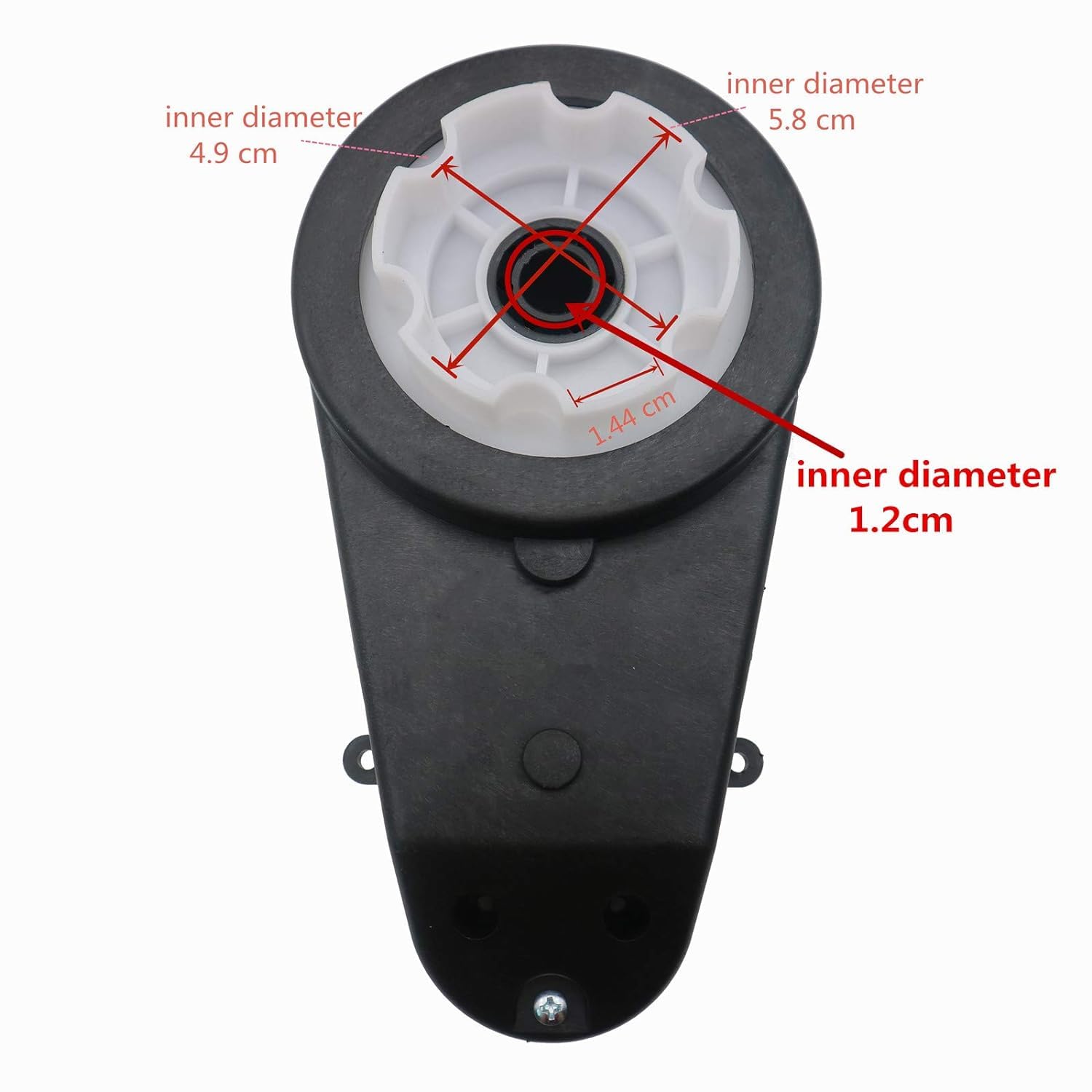 2 unidades de 12 V 40000 RPM RS550 de alta velocidad, repuesto para niños que conducen Jeep, SUV, vehículos eléctricos, apertura 0.5 in 3