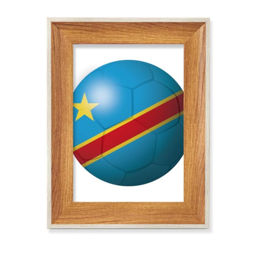 Cadre photo bois Congo : le cadeau idéal Coupe du Monde