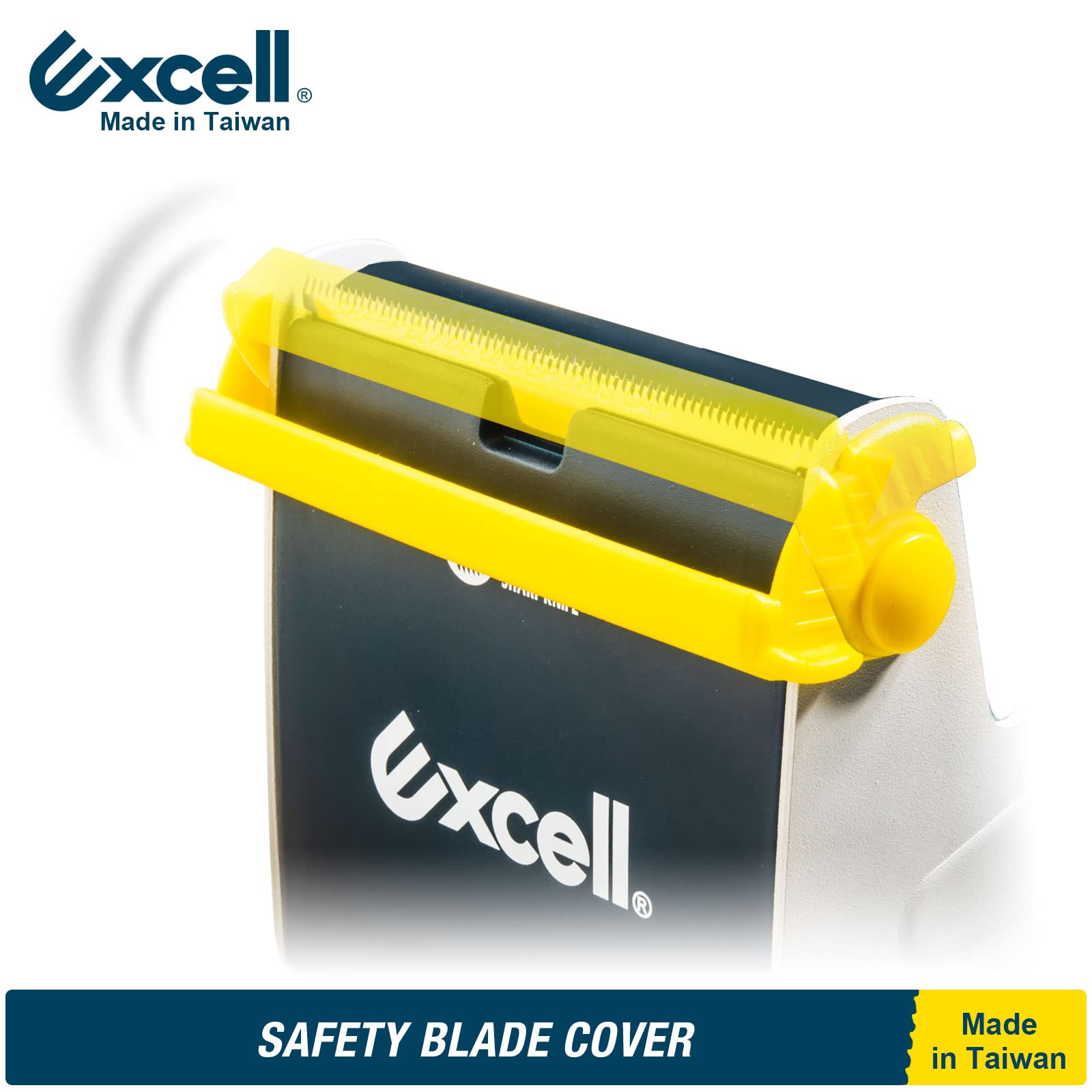 Excell Dispenser di nastro adesivo multi-rotolo Premium da tavolo (7,6 cm di larghezza) con base ponderata Robusta base in metallo Disponibile per uso intensivo, in ufficio e in magazzino (76,2 mm)