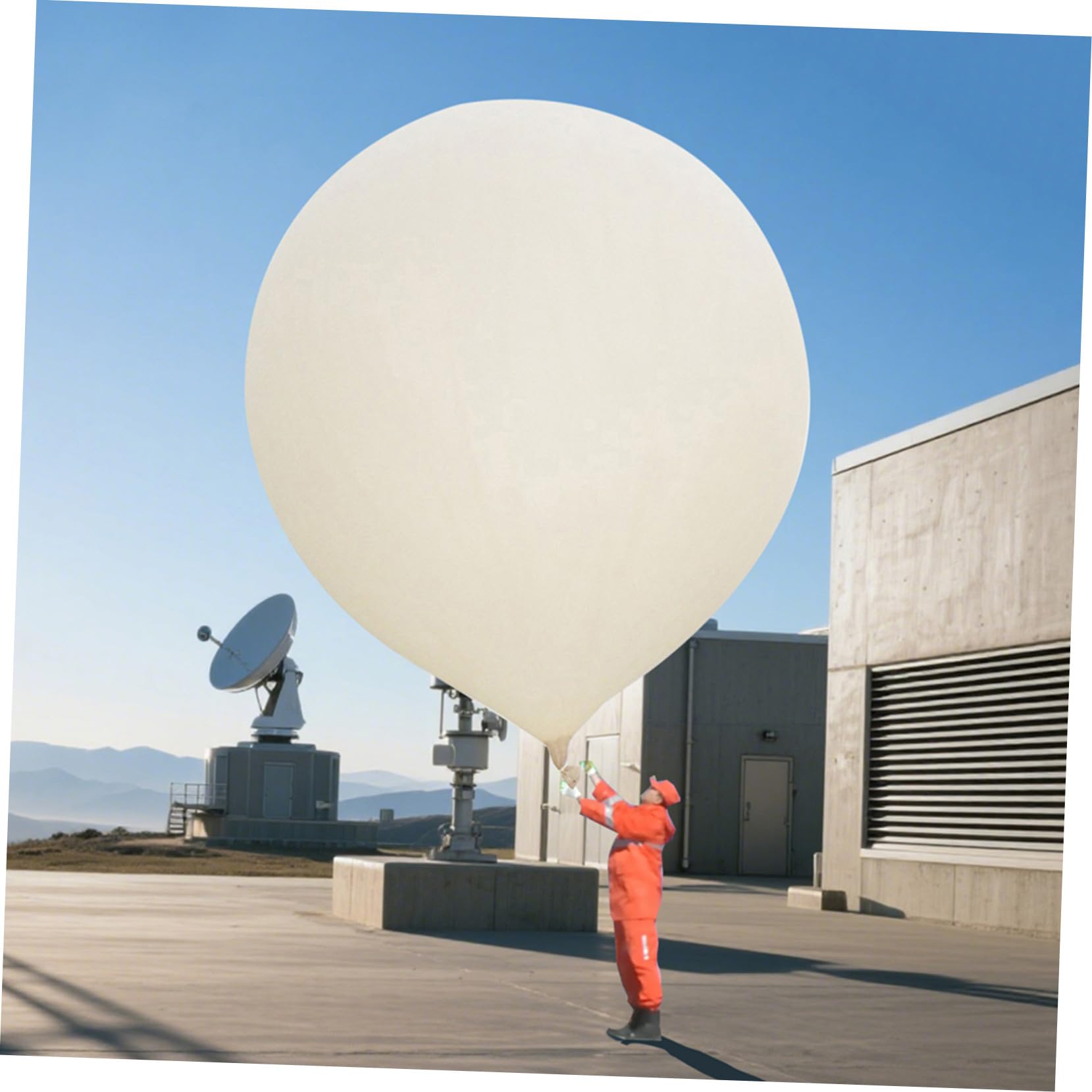 Toddmomy Olbrzymi Lateksowy Balon Meteorologiczny Do Badań Naukowych i Dekoracji Urodziny Idealny Do Fotografii Lotniczej i Monitoringu Atmosfery