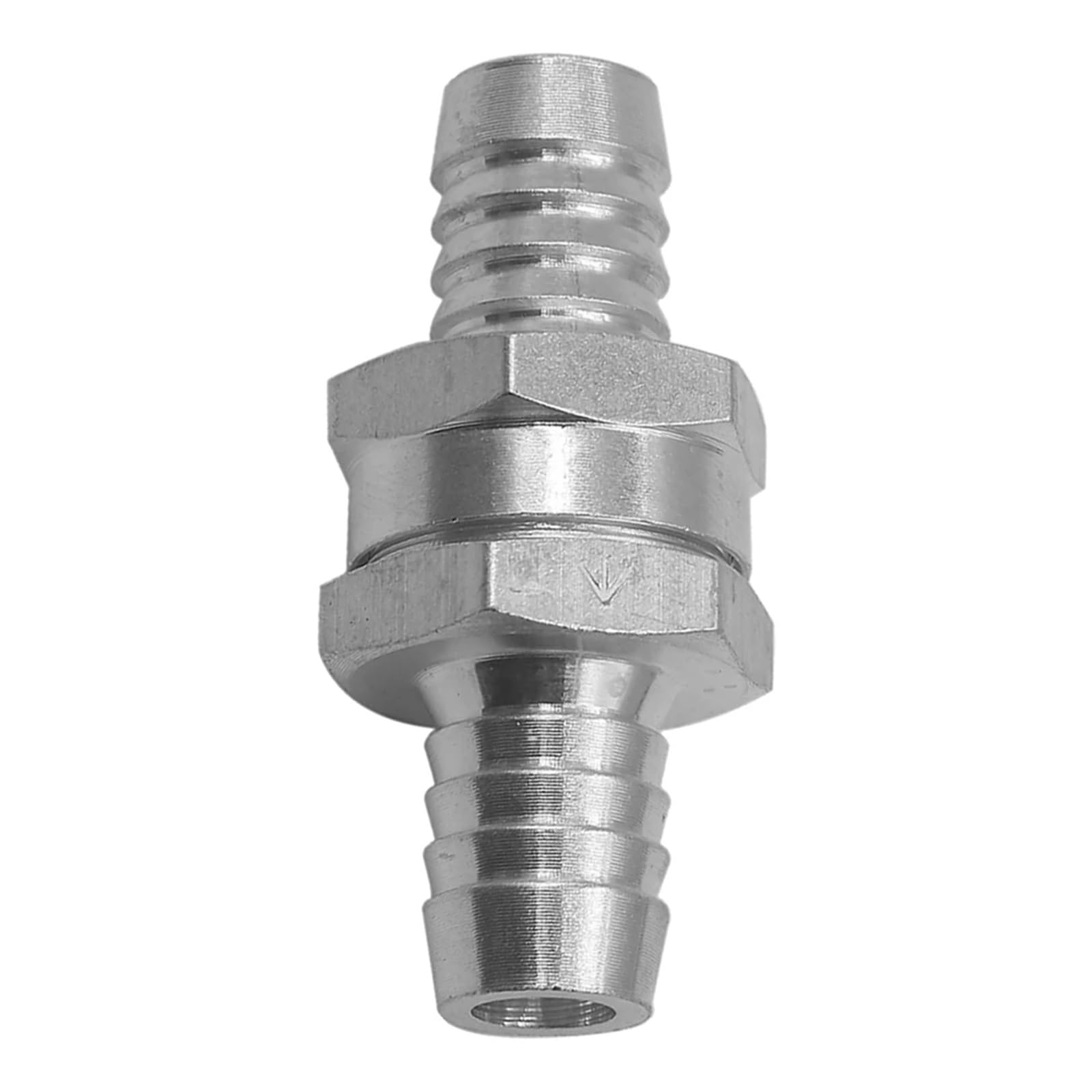 Aluminium Alloy Fuel Non Return Check Valve One Way Petrol Diesel for Car Automobile Helicopters Ships Motorcycles(12mm)