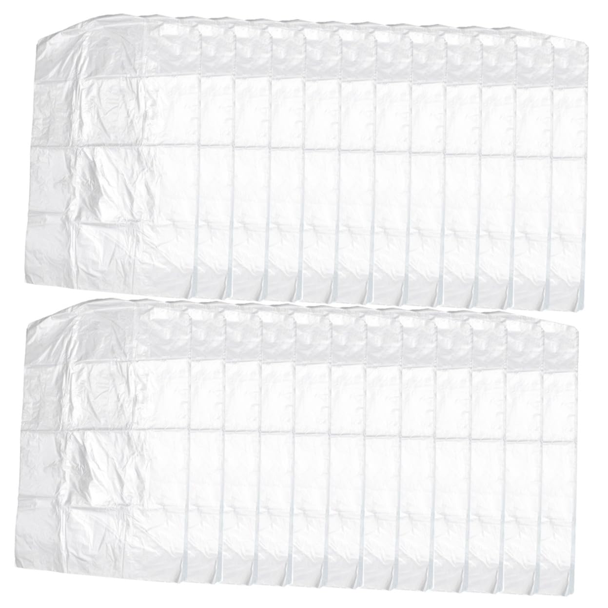 Funda Protectora de Traje Transparente Pp 100 Piezas 60x100 Cm | Reutilizable y Portátil, Ligera para Colgar, Presentación para Tintorería y Tiendas