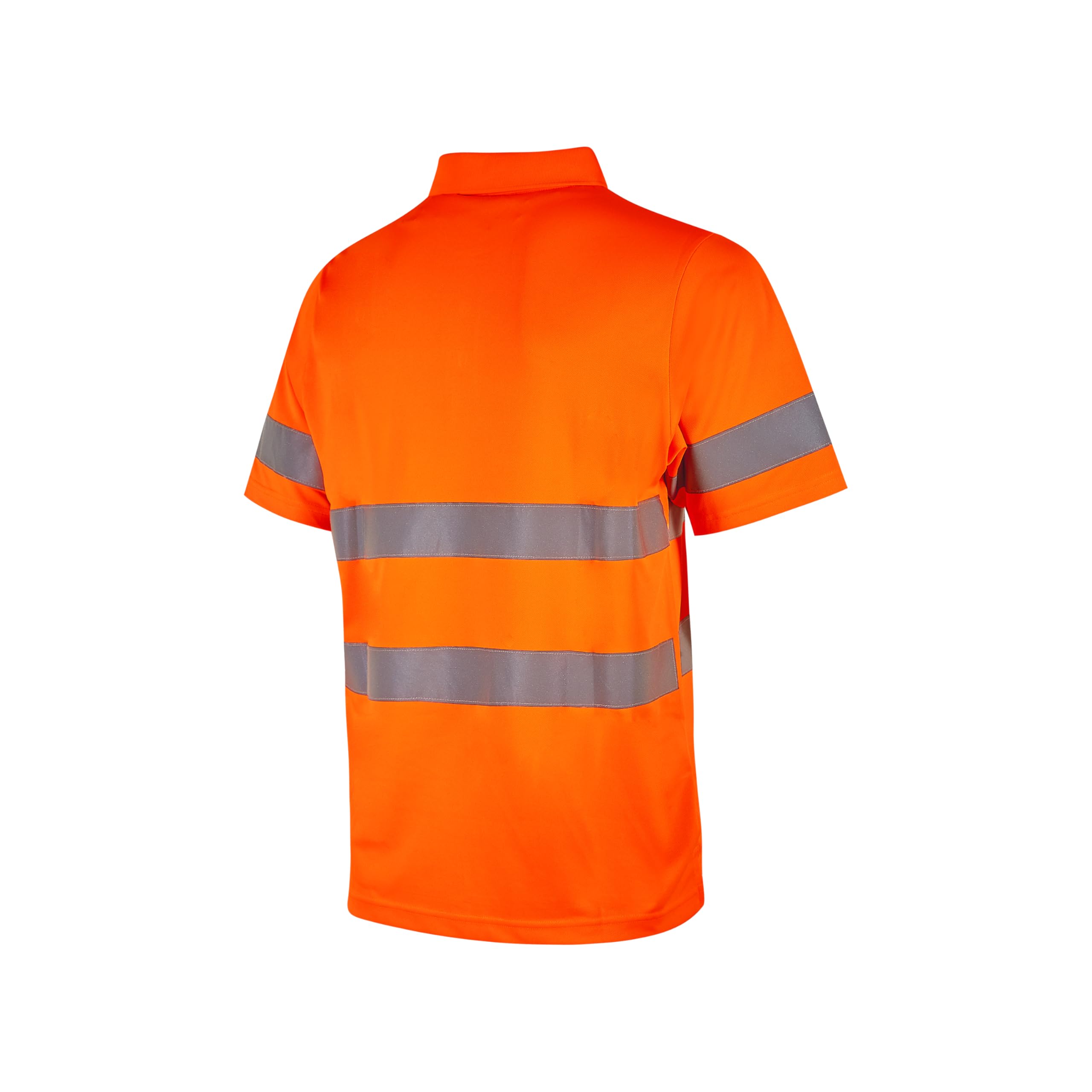 U Power Polo Da Lavoro Ad Alta Visibilità Enif Orange Fluo Conf=3 Pz Polo de Trabajo de Alta Visibilidad Hombre