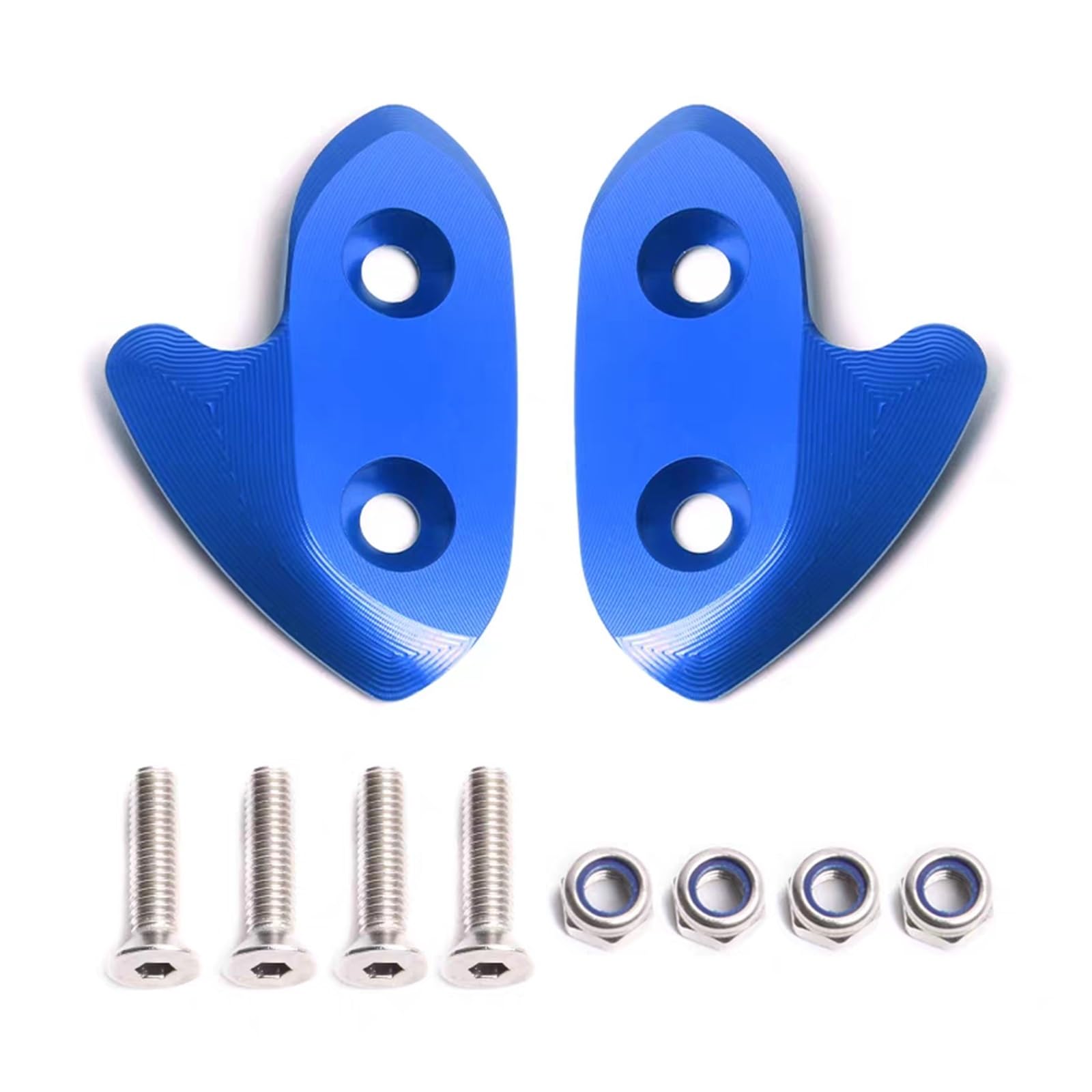 Fairing Mirror Block Off Plates for Yamaha YZF-r1 Yzf-r1m YZF R1 R1m 2015 2016 2017 2018 2019 Motorcycle Mirror Delete Plates Mounting Screws(Dd)