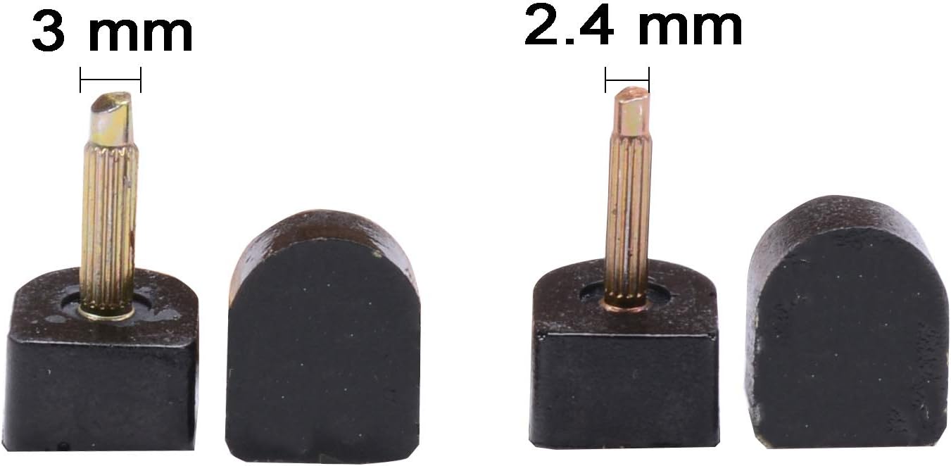 eMingo 24 Pairs High Heels Tips Replacement Shoes Repair Caps with 6 Inch Stiletto Remove Pliers, 6 Size,8,/9/10/11/12/12.5mm,U-Shape, Black