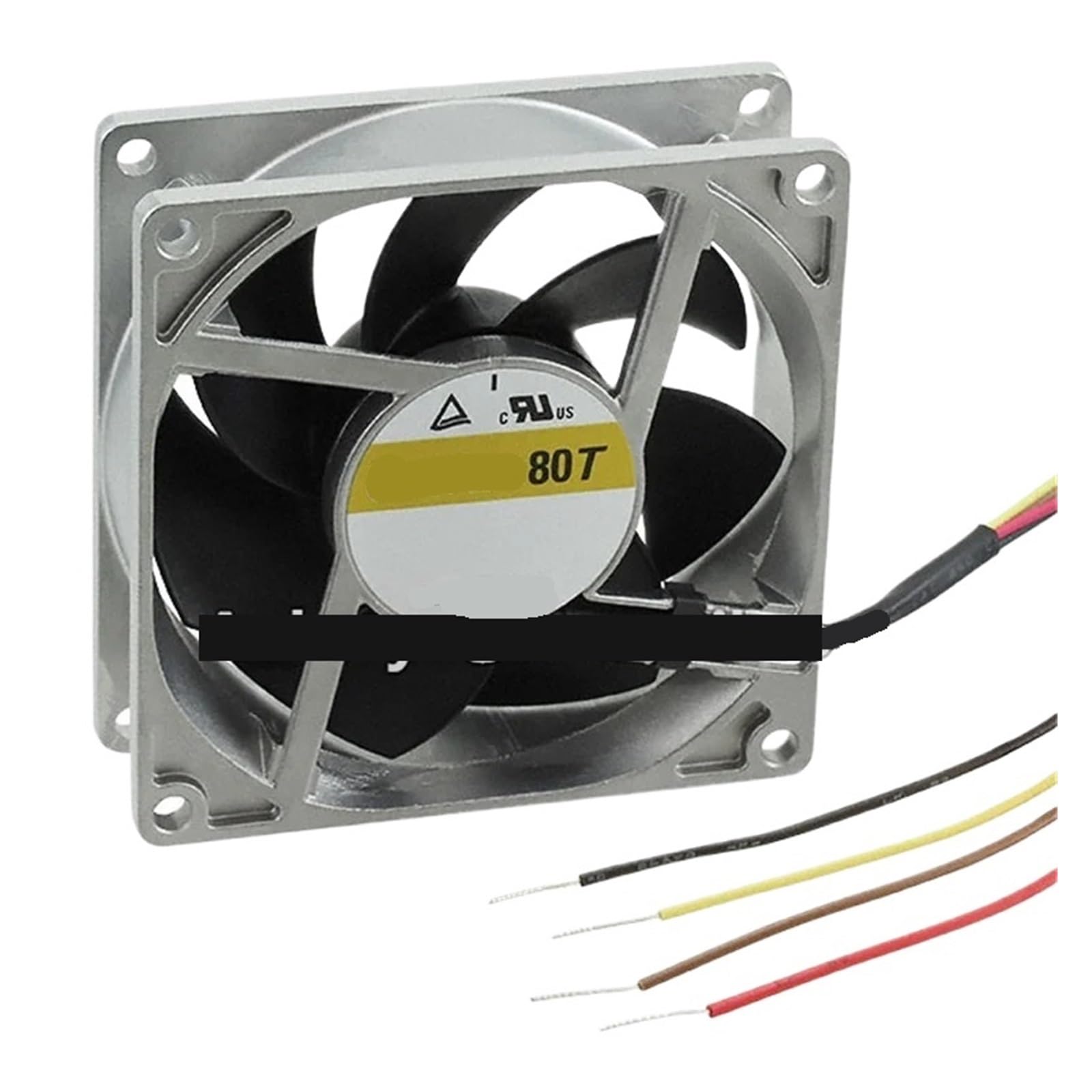LZIKKGKI 9GT0812P4S001 12VDC FAN 80X80X25mm 5.52W 4wire 6700RPM