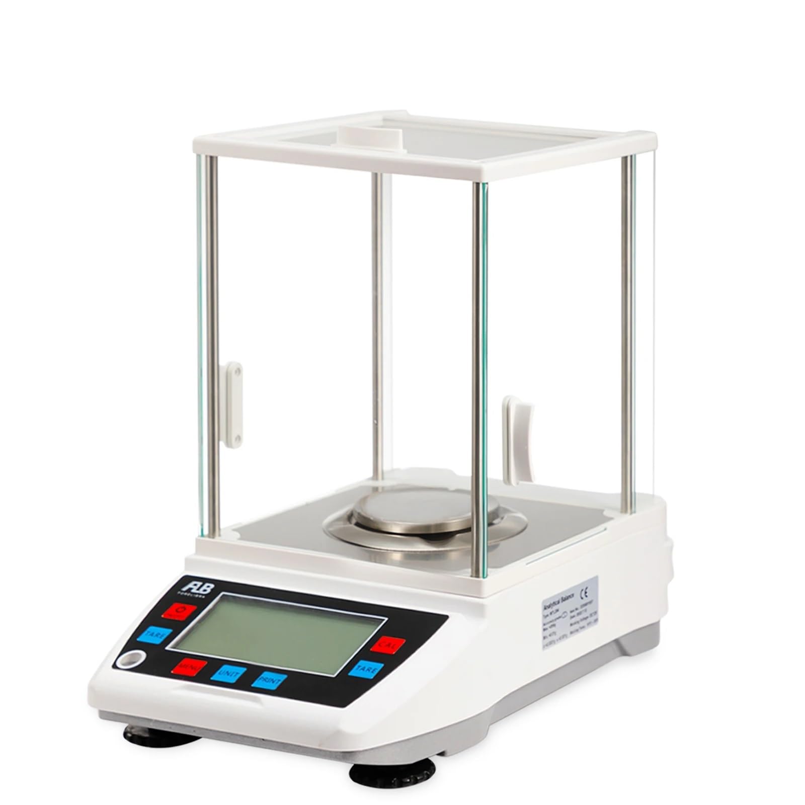 Waga analityczna o wysokiej precyzji, dokładność 0,0001 g, 0,1 mg, cyfrowa elektroniczna waga laboratoryjna, okrągła tacka z kalibracją 100 g/200 g/300 g Klasa komercyjna