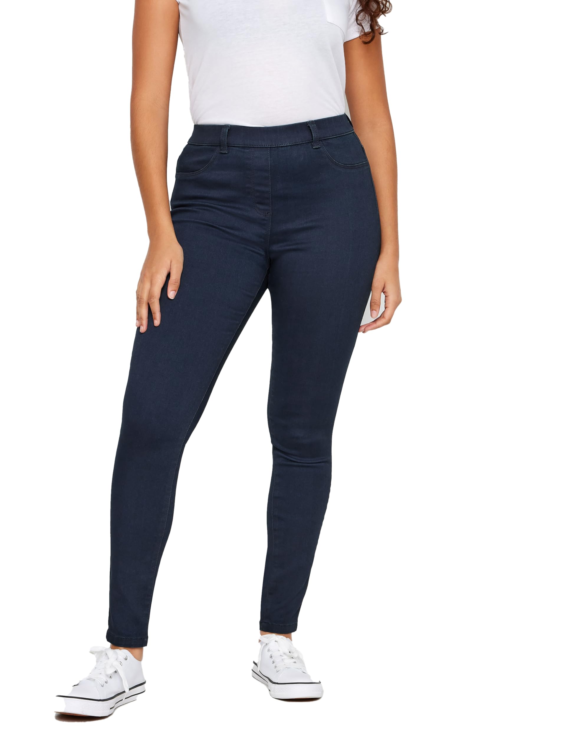 M&Co Women's Indigo Stretch Jeggings | Size: 12