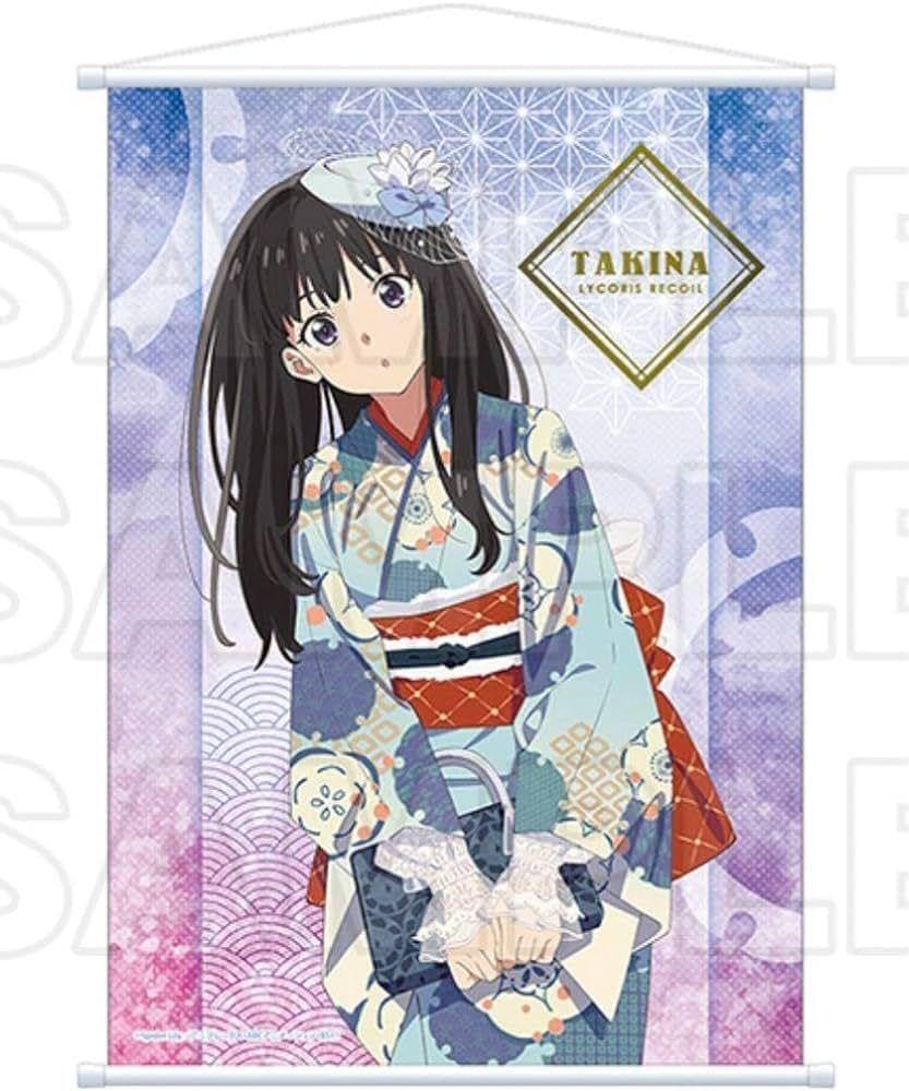 Amazon.co.jp: リコリス・リコイル タペストリー 冬 井ノ上たきな Z