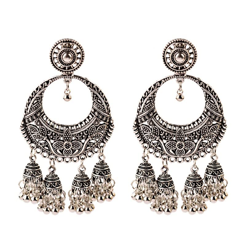Bijoux ethniques de l'Inde tradition de fleur sculptée pour fille et enfant