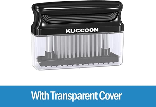 Miniatura 4 de KUCCOON Bold XL - Herramienta ablandadora de carne de acero inoxidable ultra afilada de 60 cuchillas, herramienta ablandadora para ablandar carne de