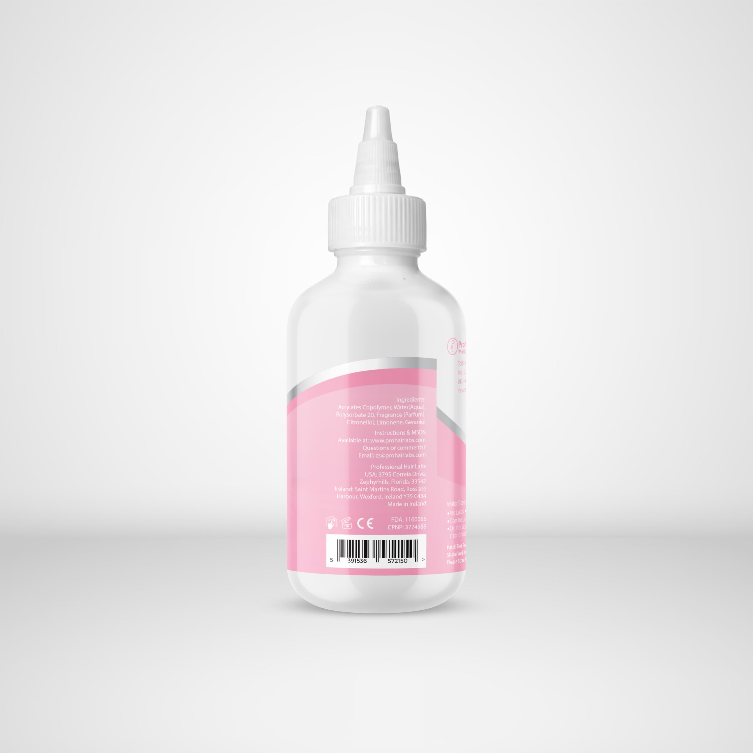 Professional Hair Labs Ghost Bond Haarkleber Perückenkleber, keine Chemikalien, XL, 5 oz (Rose, 5oz / 147ml)
