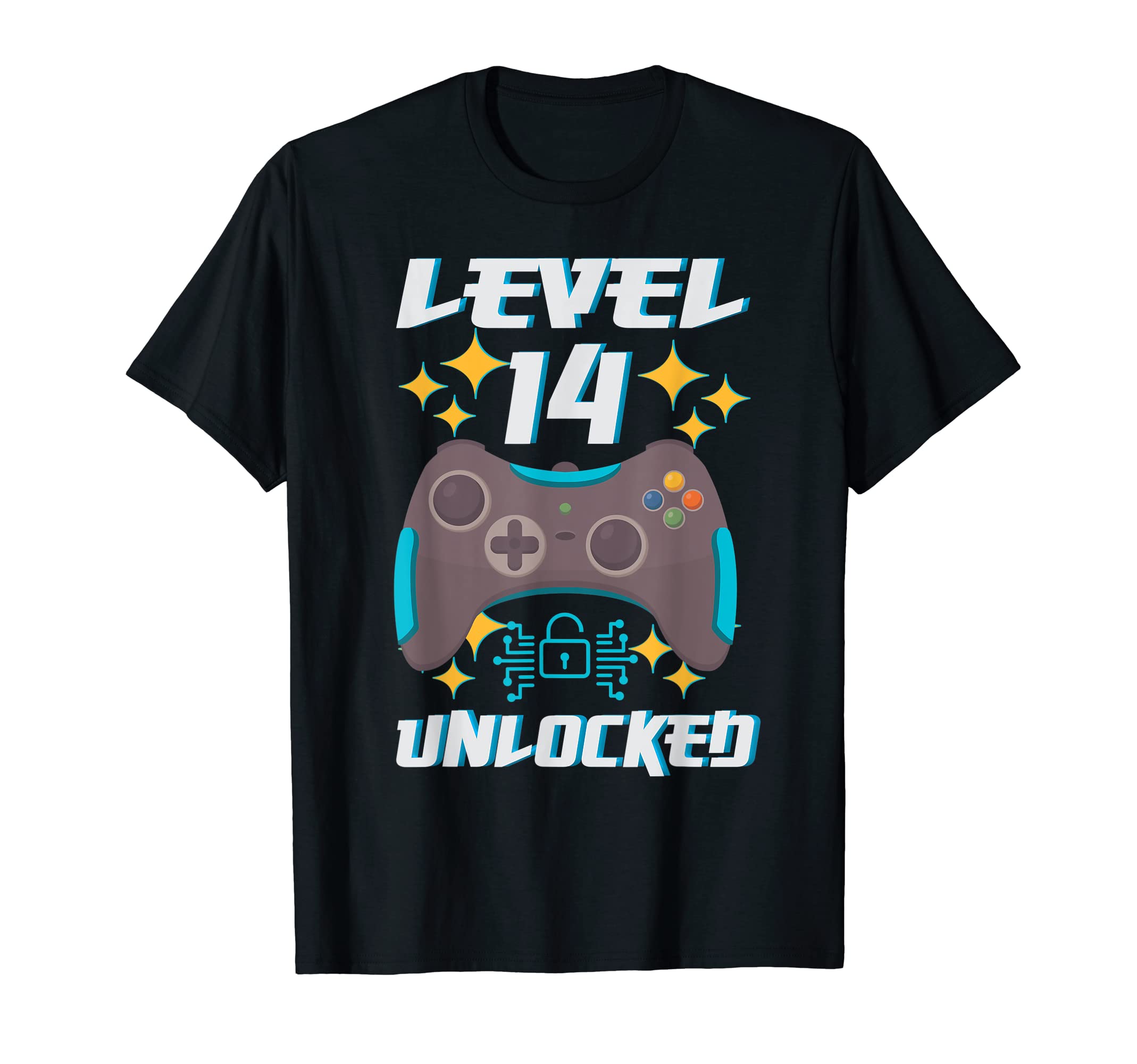 Funny Gamer gaming Birthday gifts for boys14th BDay 14yr Boy Funny Gamer 14 Years Old Birthday T-Shirt