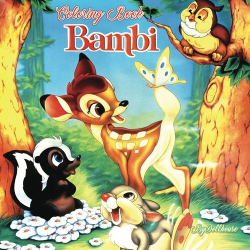 Adult Coloring Book Bambi: best seller, anxiety and stress relief, serenity and relaxation, 100pgs (Volume 21)