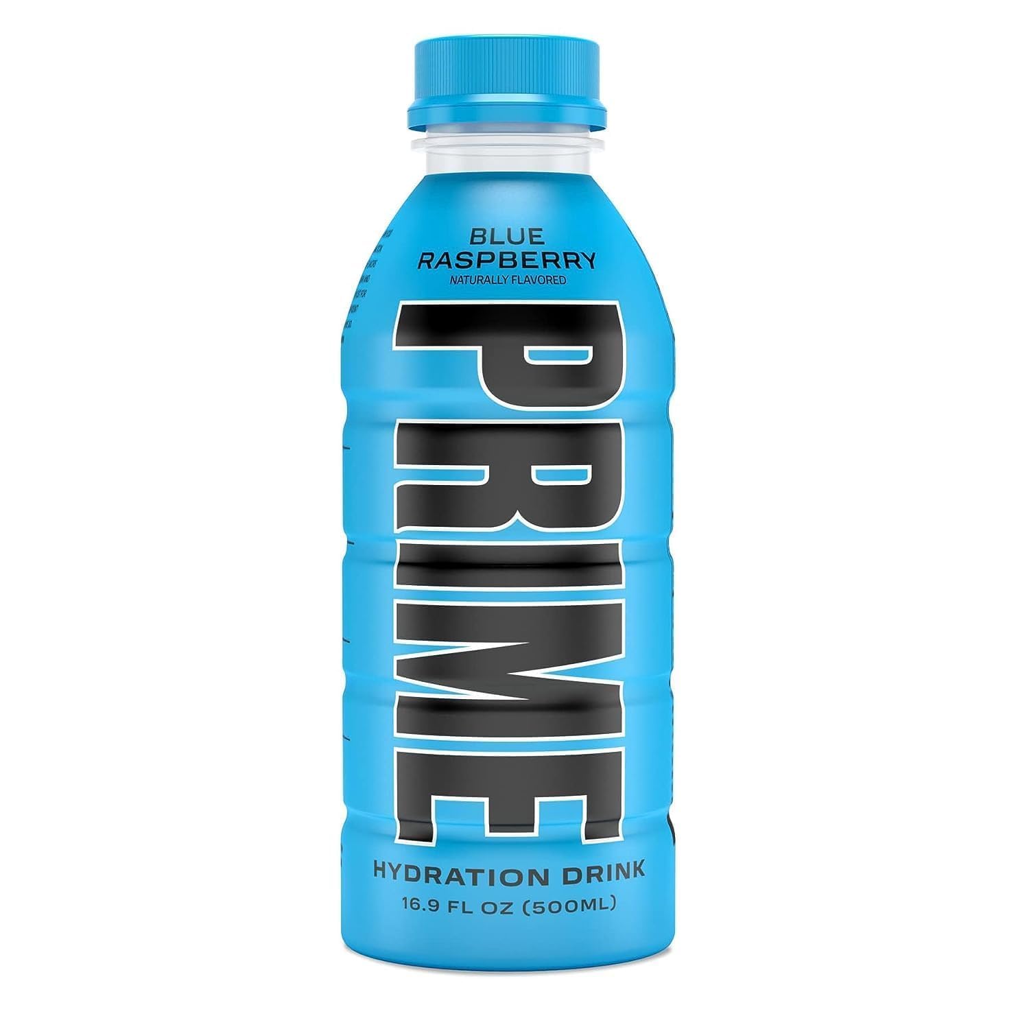 Prime Energy Drink Blue Raspberry Flavour With 10% Coconut Water, 500ml, Naturally Flavoured