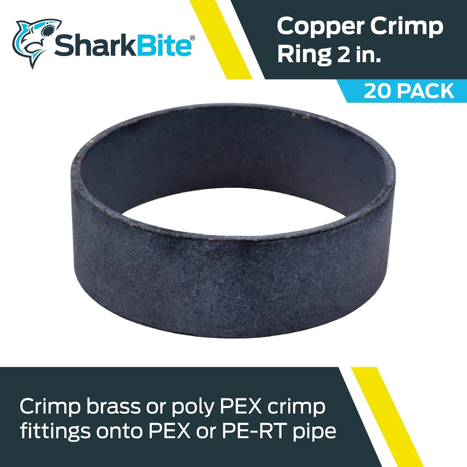 ハンドメイドペリ2 Amazon.com: SharkBite 2 Inch Copper Crimp Rings, Pack of 20, PEX