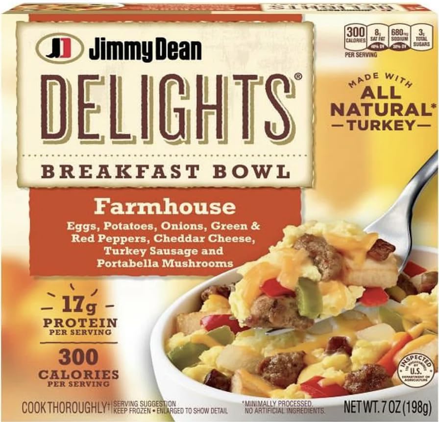 Miniatura 2 de Salutem Vita - Jimmy Dean Delights Farmhouse - Cuenco de desayuno de 7 onzas, paquete de 8