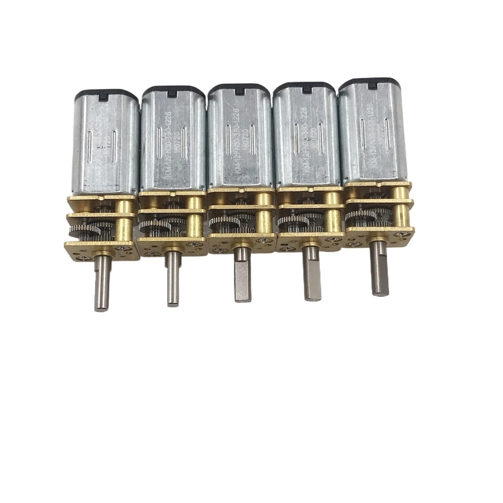 5 pz/Lotto Micro N30 Motore con Ingranaggi Completamente in Metallo DC 6V-12V 15RPM-30RPM Motore Elettrico a Bassa velocità e Coppia Elevata for Auto Robot Fai da Te