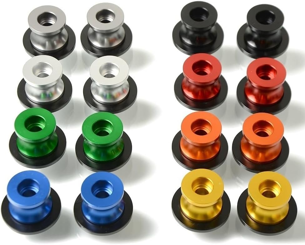 Motorcycle CNC Swingarm Sliders Spools Paddock Stand Bobbins Swing Arm for Yamaha MT09 MT-09 MT-07 R1 R3 R6 R25 R6S R10 Rear swingarm Spool(5)