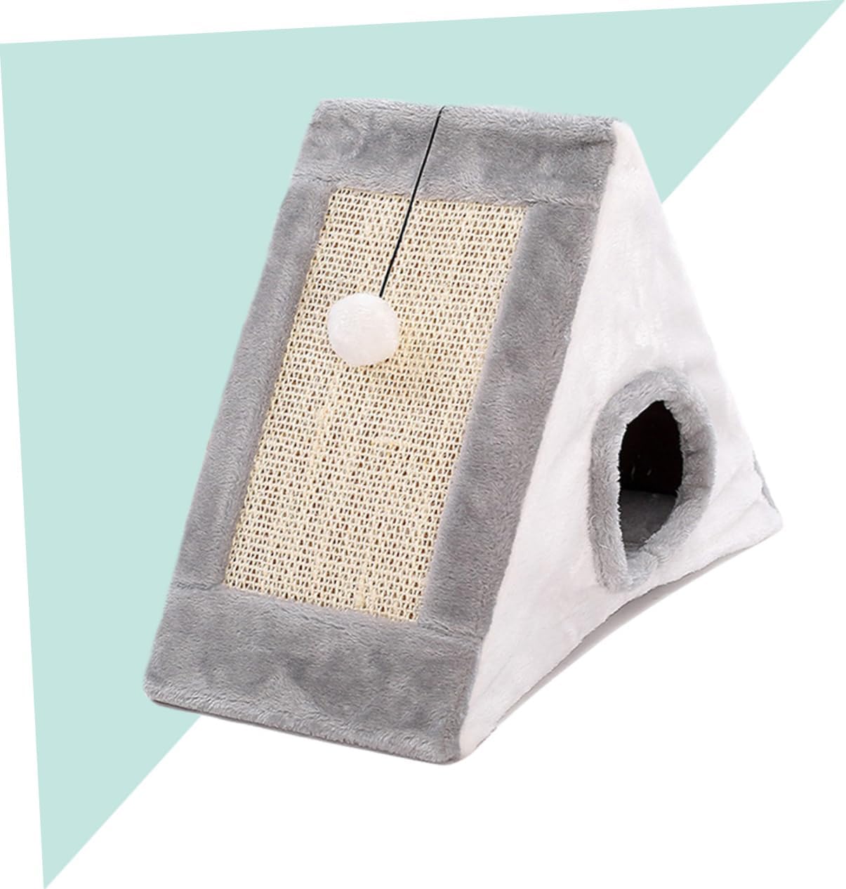 Cat Furniture Set Bed Scratching Post Sisal Board Cat Cave Kitten Bed Accessory