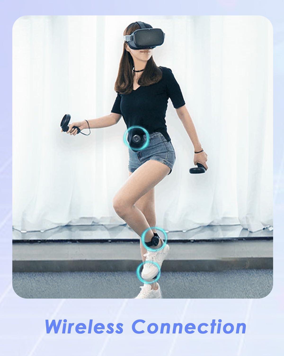 KAT vr trackers, Set of 3 Sensors,Immersive VR Experience,Enhanced Motion Tracking Compatibility with Easy Installation, Reliable Performance,Ideal for Gaming and Virtual Reality Adventures