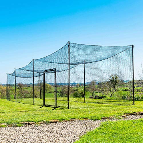 Product Image 8: FORTRESS 42 Poly Twine and 1 3/4-Inch Square Hung Mesh Baseball Batting Cage Net (12′ x 12′ x 35′)