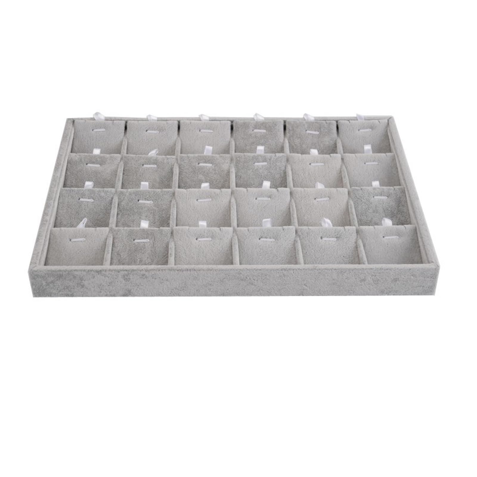 YGMNQAL Velvet Jewelry Tray Multifunction Velvet Stackable Jewelry Display Trays Rings Earrings Bracelet Organizer Storage Tray Jewelry Store Props