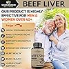 Grass-Fed-Desiccated-Beef-Liver-Capsules-180-Pills-750mg-Each-Natural-Iron-Vitamin-A-B12-for-Energy-Humanely-Pasture-Raised-Undefatted-in-New-Zealand-Without-Hormones-or-Chemicals Grass Fed Desiccated Beef Liver Capsules (180 Pills, 750mg Each) - Natural Iron, Vitamin A, B12 for Energy - Humanely Pasture Raised Undefatted in New Zealand Without Hormones or Chemicals