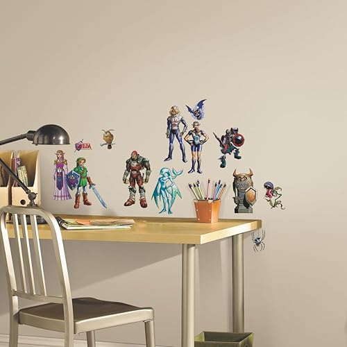 Miniatura 3 de RoomMates RMK2780SCS Nintendo Zelda Ocarina Of Time - Calcomanías de pared 3D para despegar y pegar