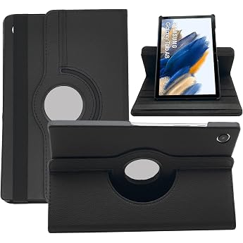 Case for Samsung Galaxy Tab A8 10.5 SM-X200/X205/X207 360 Degree Rotation with Stand Function Protective Case for Samsung Galaxy Tab A8 10.5 Inch 2021 Tablet Black