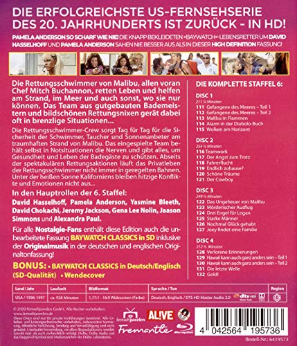 Baywatch HD - Staffel 6 en Blu-ray, ideal para un maratón de series retro el fin de semana 3