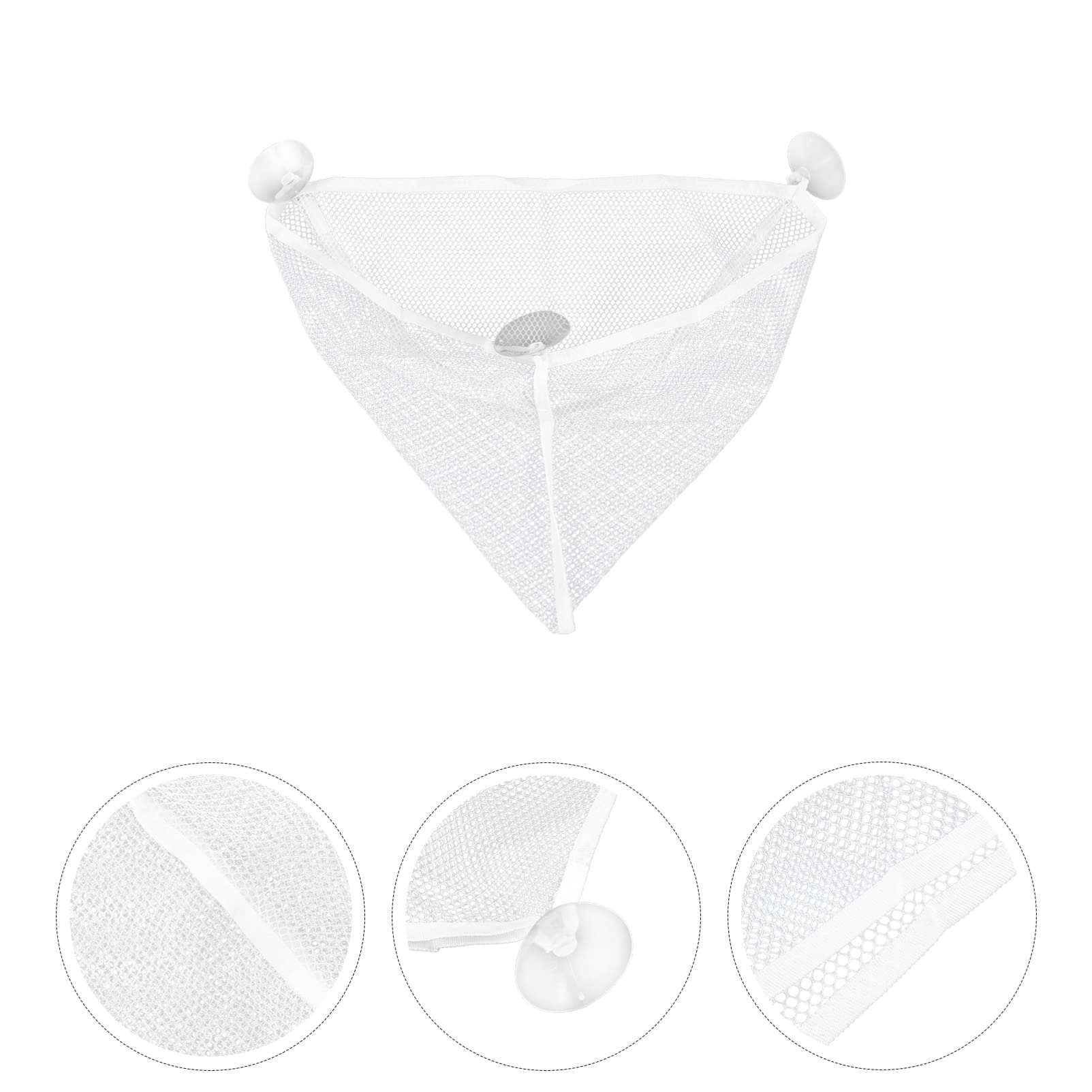 STOBAZA 5pezzi Organizer Giocattoli Bagno Con Ventose Borsa Rete Traspirante Per Giocattoli Da Bagno Contenitore Multiuso Per Doccia e Vasca Facile Accesso e Asciugatura Veloce Adatto Per