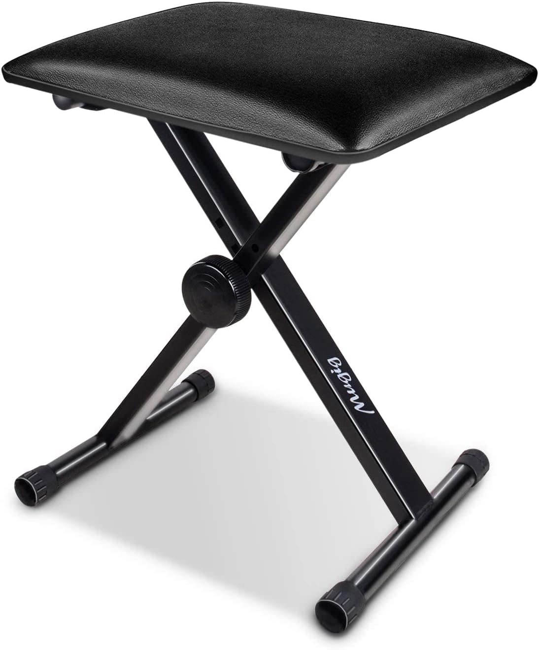 Mugig - Taburete de teclado para piano con 3 botones regulables en altura con piel de 35 mm, banco para teclado para piano