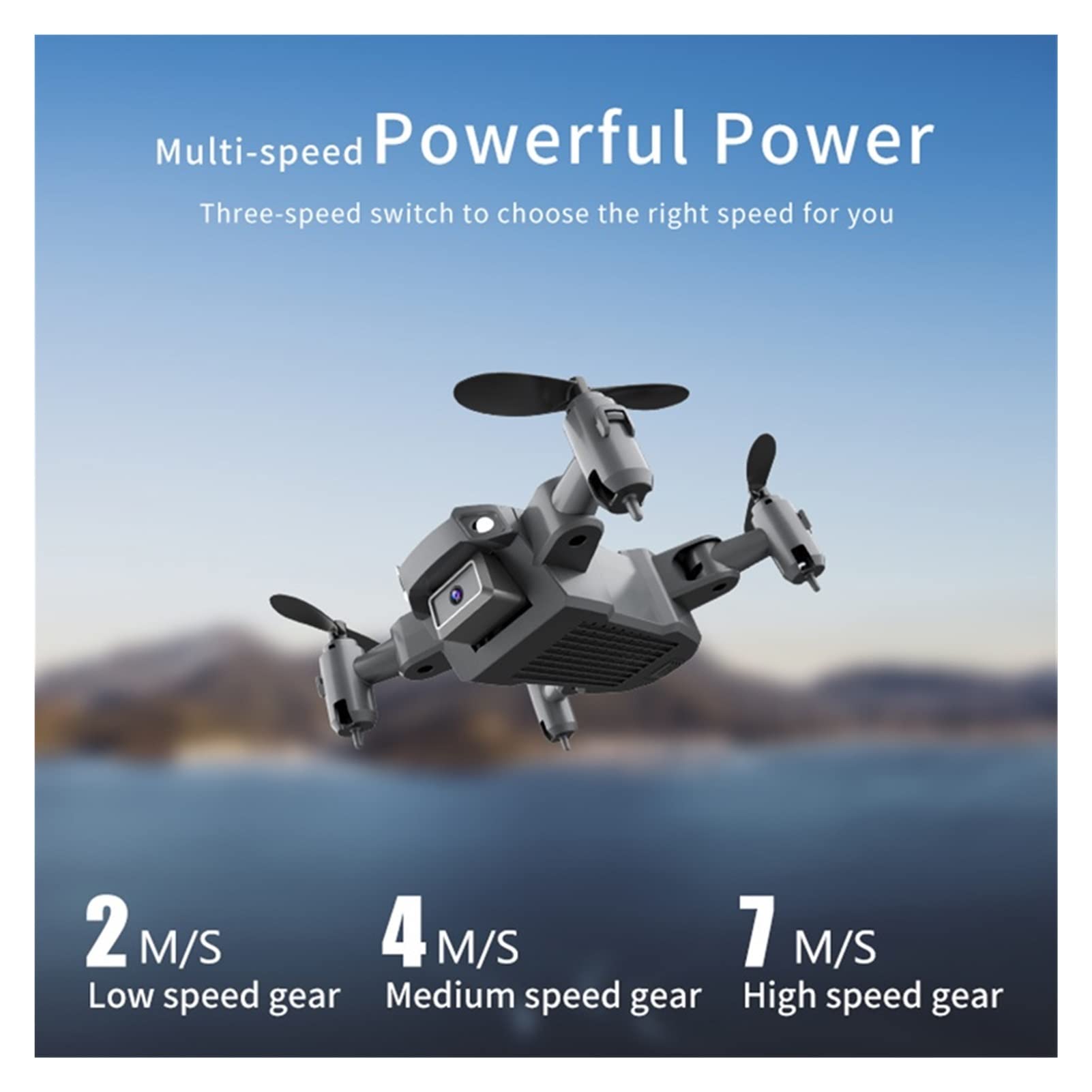 Drone Mini KY905 RC Drone 4K HD Kamera 1080P WiFi Vision Składany RC Quadcopter Profesjonalny dron Zabawki dla dzieci (Kolor: Rozmiar torby na kamerę 4K: 1) (Brak kamery 1)