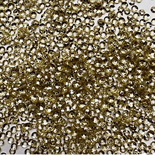 3mm Cup Sequins Light Gold Shiny Metallic Made in USA