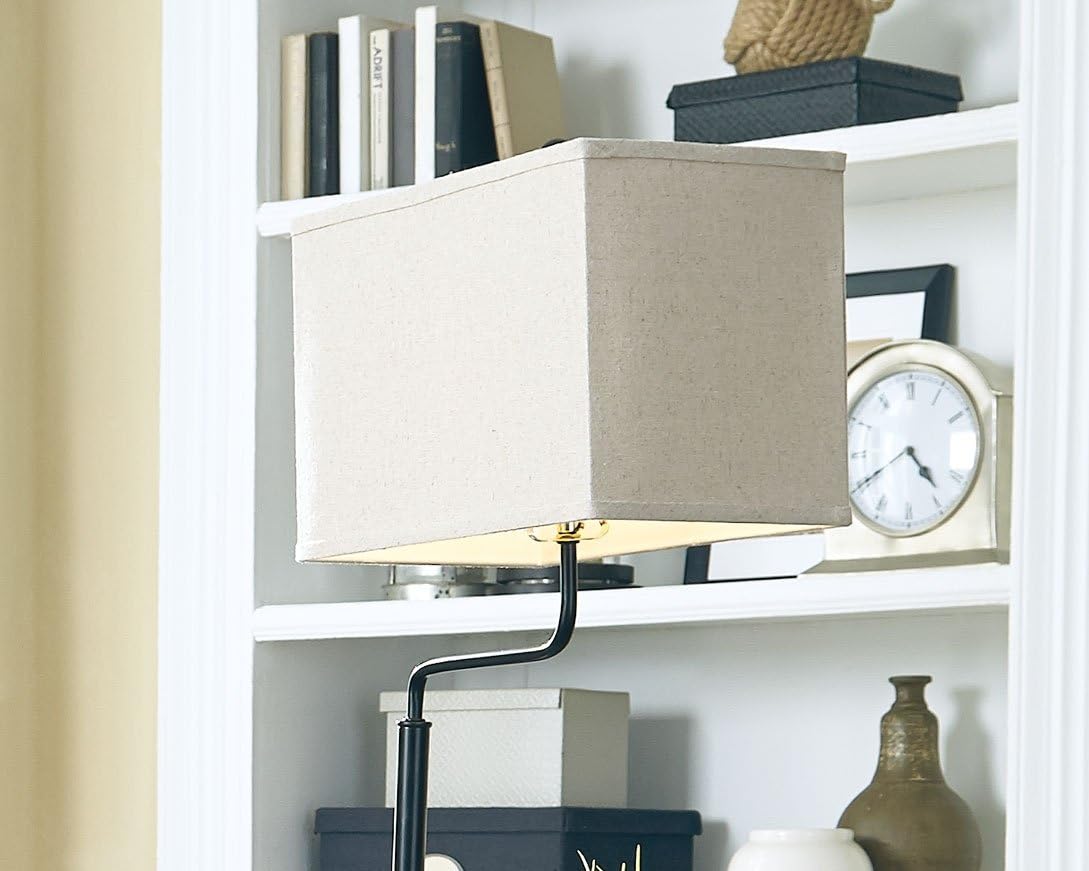 Rеvіеw Signature Design by Ashley Shianne Multifunctional Metal Floor Lamp & End Table, Black