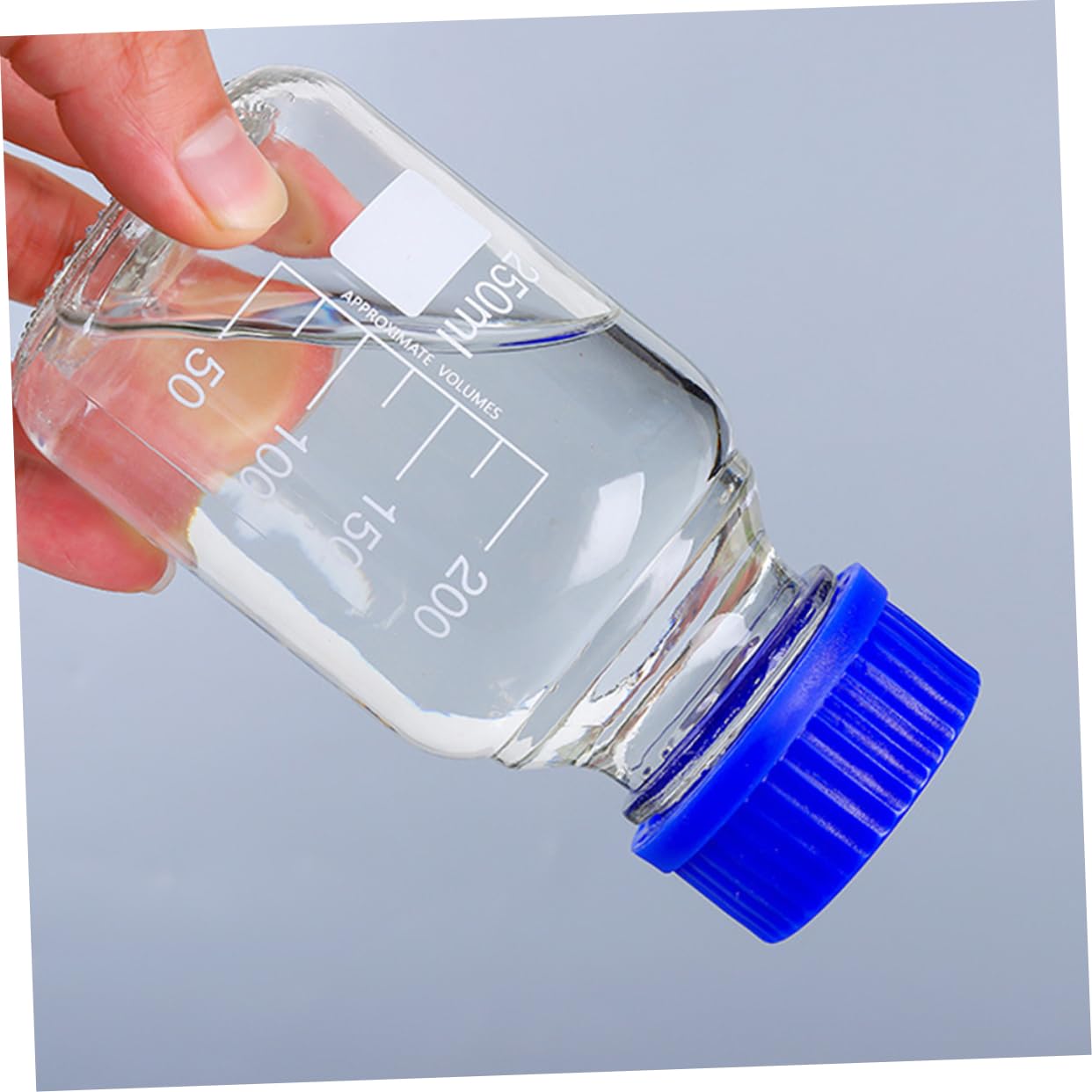 POPETPOP Boccette da Laboratorio in Vetro Graduato 250ml, 2 Pezzi, per Campionamento e Misurazioni Precise, Uso in Industria e Casa