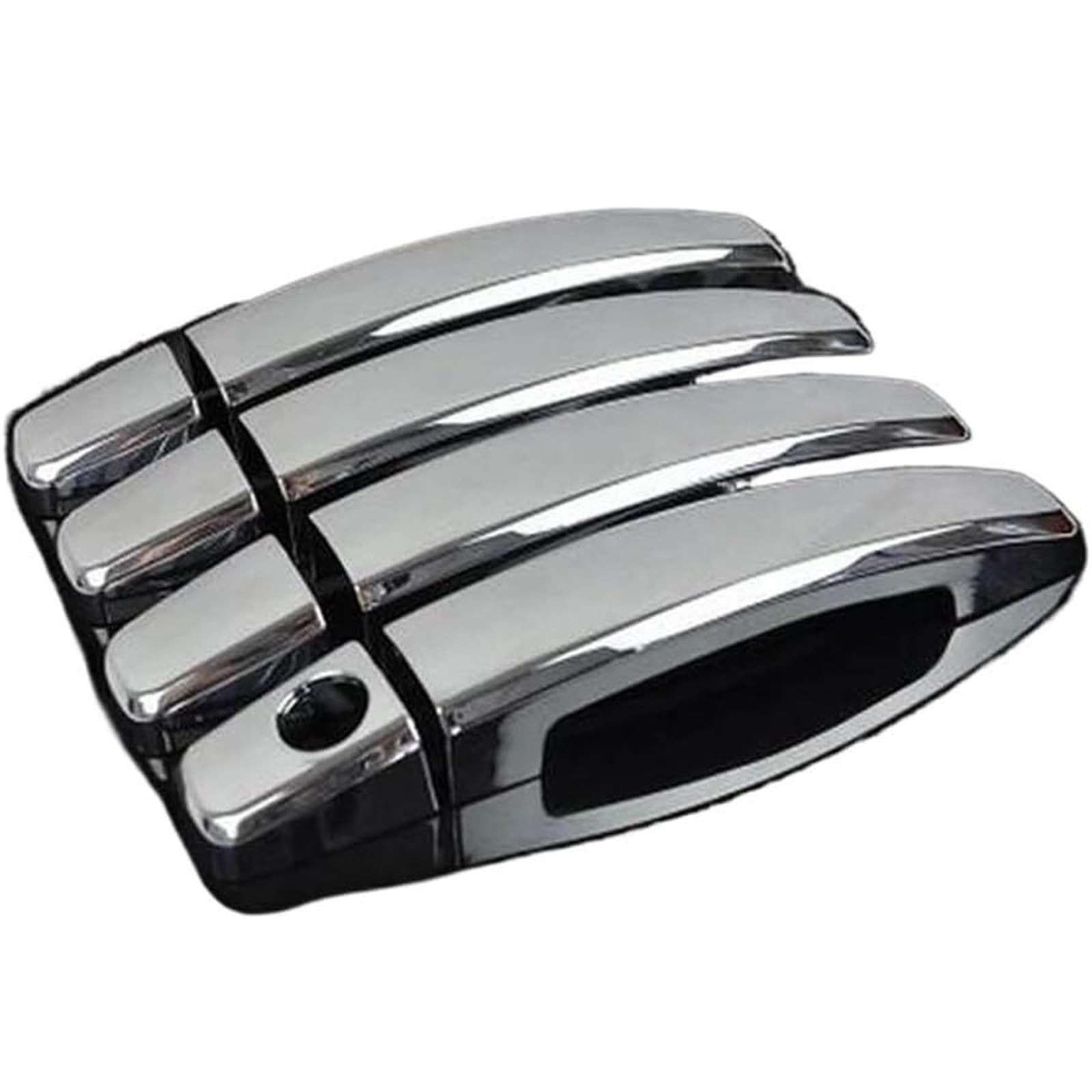 Glymzoi Car Exterior Door Handles Car Left Exterior Door Handle for Vauxhall for Mokka for Astra J ABS for Chrome Trim Handles Cover