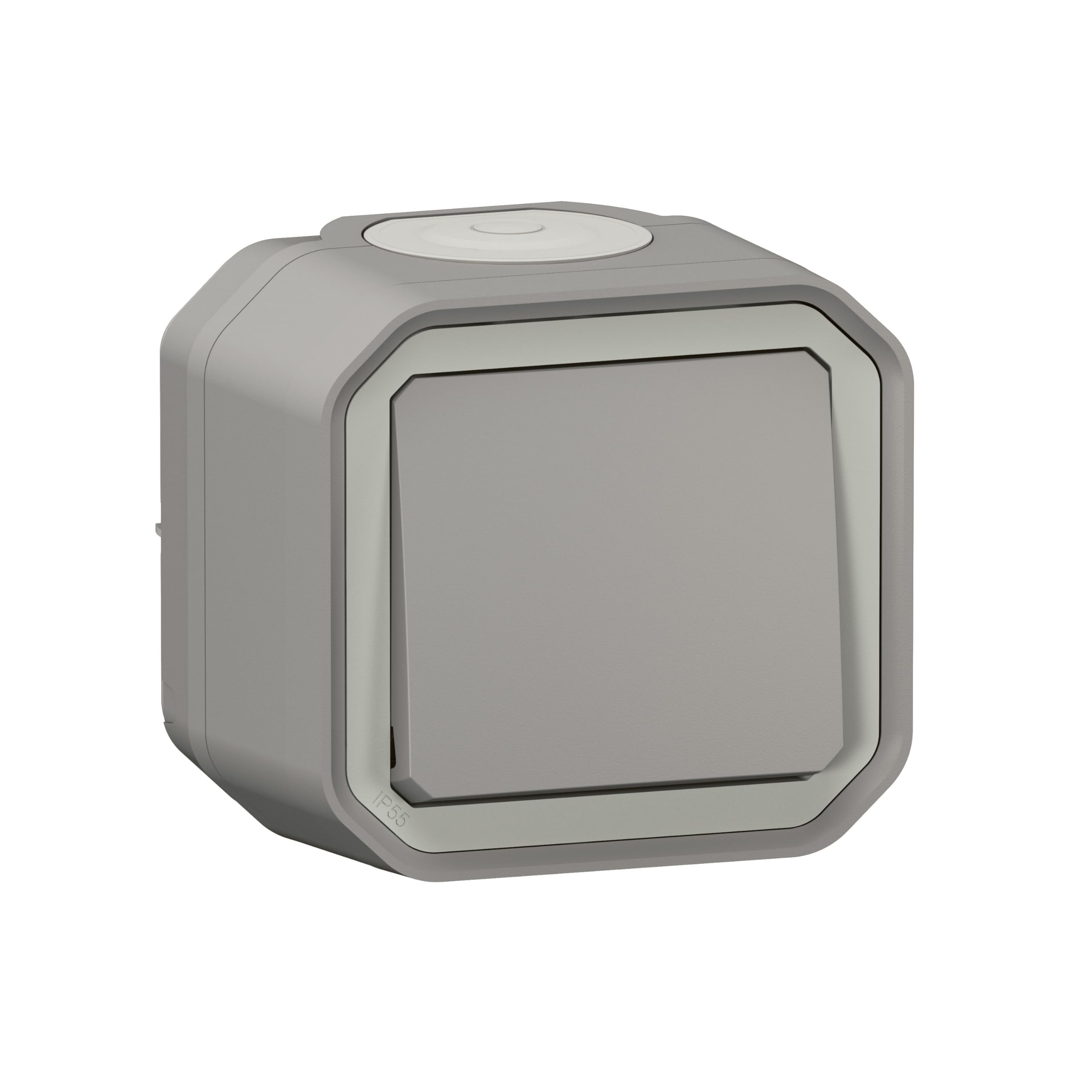 Interrupteur ou va et vient LEGRAND étanche Plexo Gris 10A 250~ IP55 livré complet pour fixation saillie