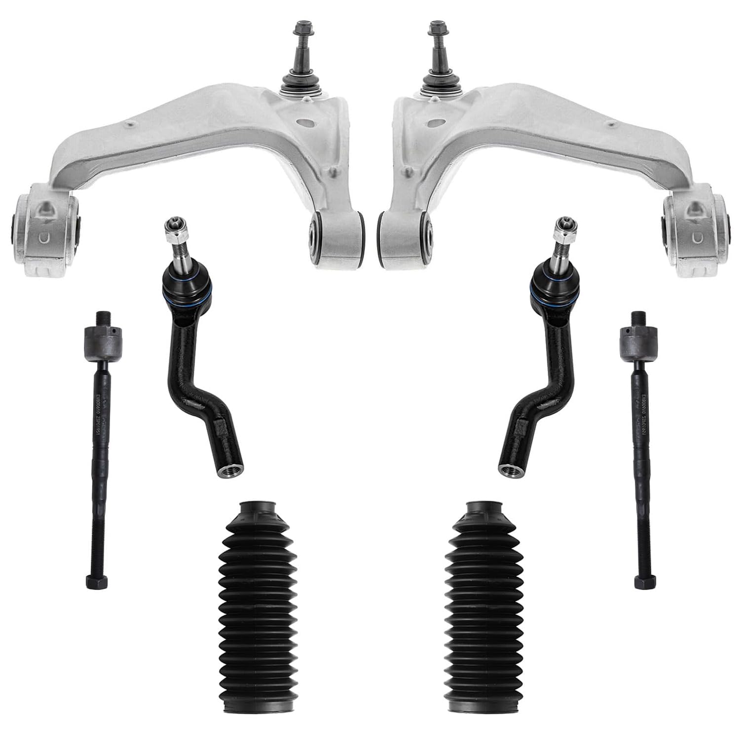 Detroit Axle - RWD 8pc Front End Control Arms Kit for 2008-2014
