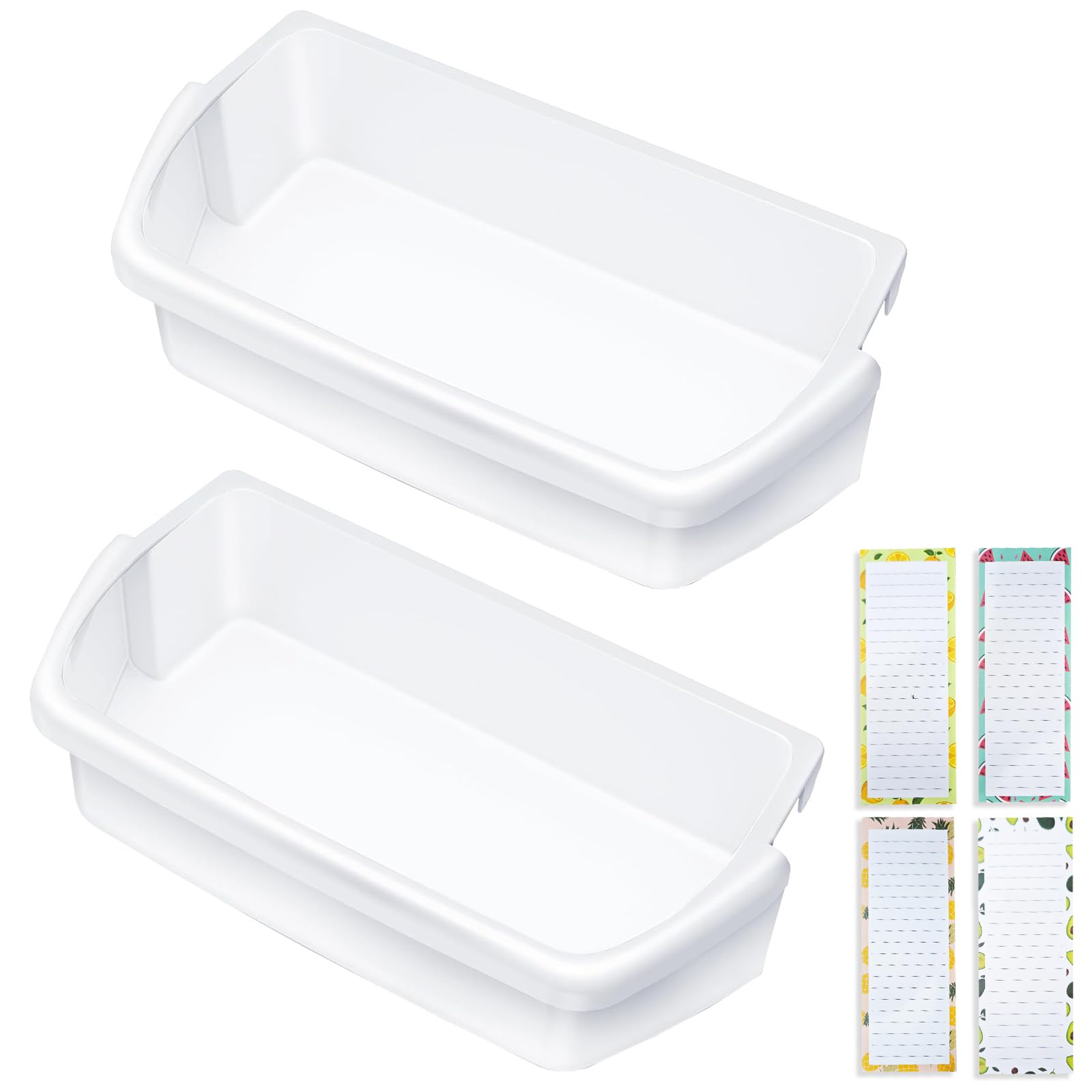 Photo 1 of [2 PACK] Upgraded WP2204812 Refrigerator Door Shelf Replacement for Whirlpool Refrigerator Door Shelf Bin,2204812 for Kenmore Whirlpool Fridge Door Shelf Parts 2200678 WRT311FZBM00 Door Shelves