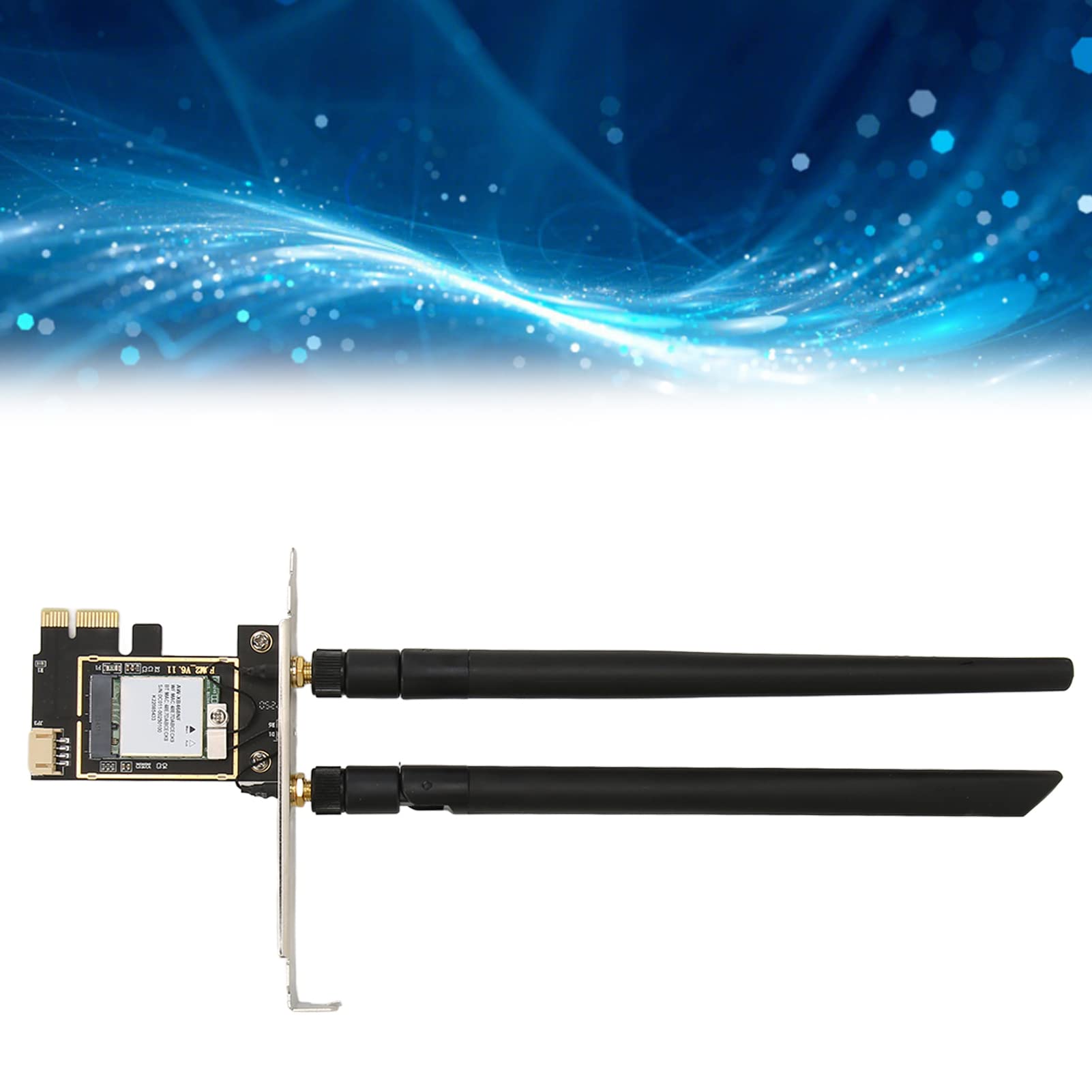 Scheda WiFi WiFi 6 PCIE, AW-XB468NF MT7921 1800Mbps 2.4G/5Ghz Scheda di Rete Wireless PCIE Dual Band, Adattatore WiFi Bluetooth 5.2 per 10 11, Supporta MU-Mimo