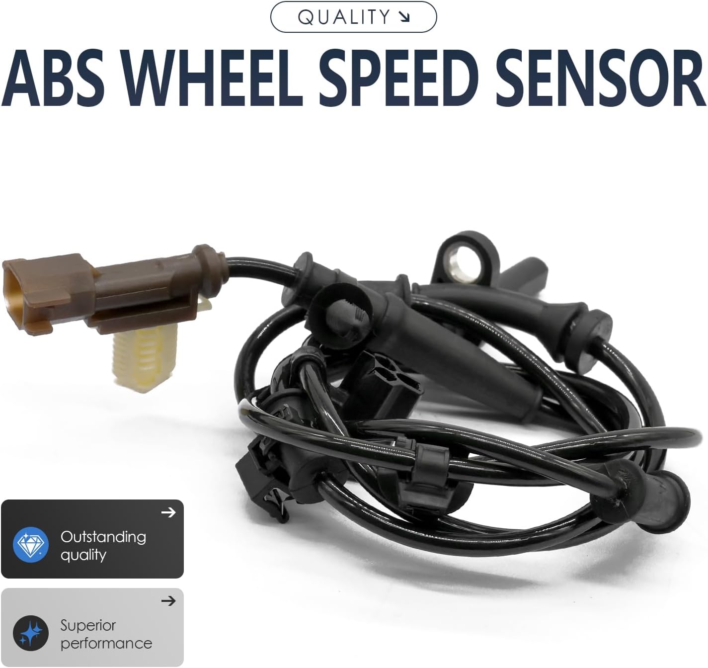 2PCS Rear Left and Right Abs Wheel Speed Sensor Compatible with Ford Ranger AL5Z2C190A AL5Z2C190B AL5Z2C190D AL5Z2C191A AL5Z2C191B ALS2217 ALS2220 RWD 10 11 2010 2011