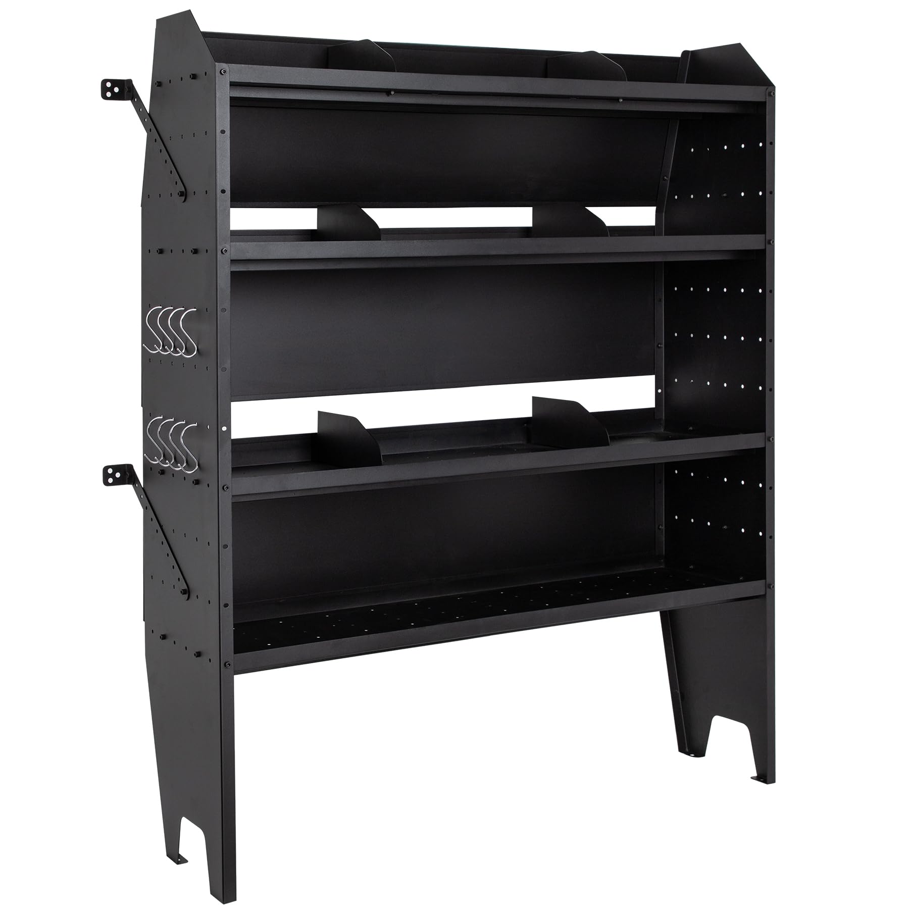 Photo 1 of Eastrexon Van Shelving w/ 1000LBS Capacity, Heavy-Duty Steel Cargo Storage System, Universal Fit Ford Transit/RAM ProMaster/Chevy Express/Nissan NV/Sprinter, 42" W x 60" H x 13" D