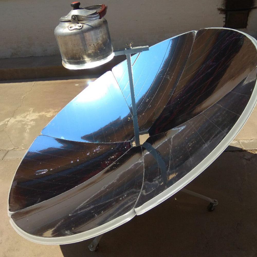 ShaiVrissian Outdoor Portable Solar Oven,Camp Stove Solar Cooker,Solar Concentration Technology,Durable,No Deformation,For Outdoor Cooking,Camping,Field Work,Geological Exploration