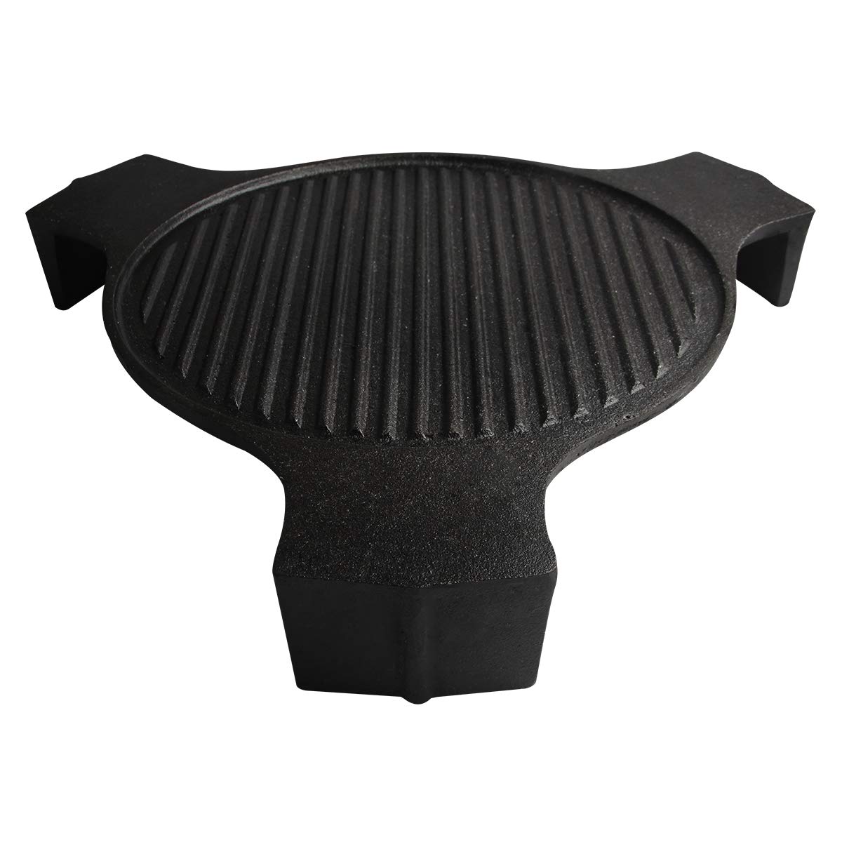 Cast Iron Plate Setter for Medium Big Green Egg 1 Smoking Stone Indirect Cooking Fits Medium Big Green Egg and Other 15 Inches Cooking Diameter Grill